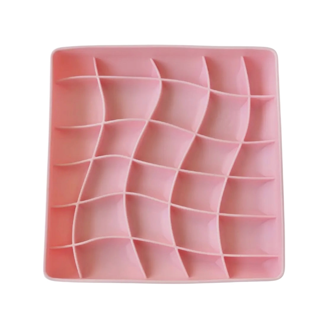 Wavies Slow Feeder Bowl | Strawberry