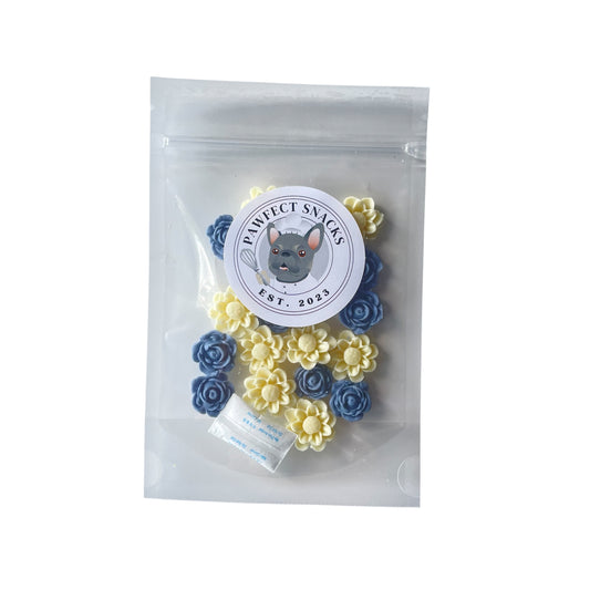 White + Blue Botanical Florals