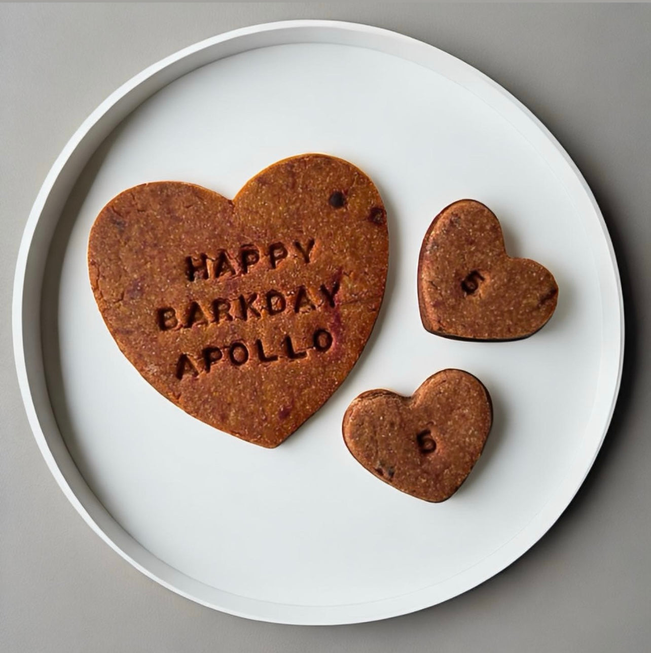 CUSTOM Heart Barkday Set